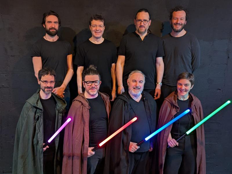 La troupe au complet